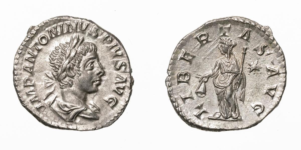 ELAGABALUS. AR denarius