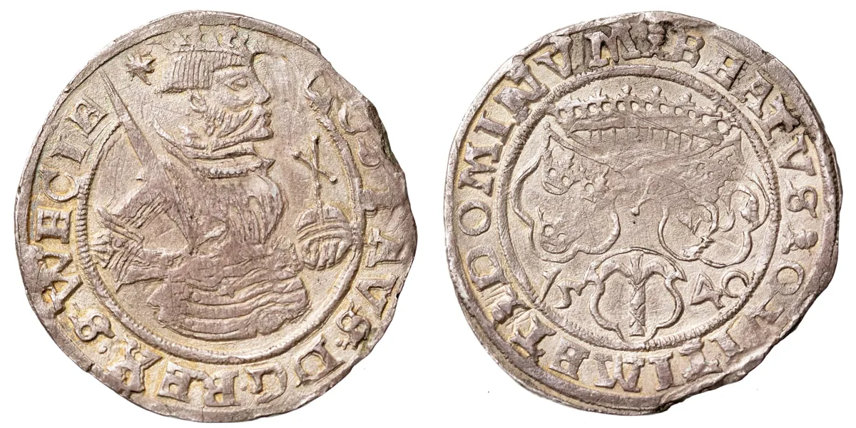 GUSTAV I (1521-1560). Mark 1540