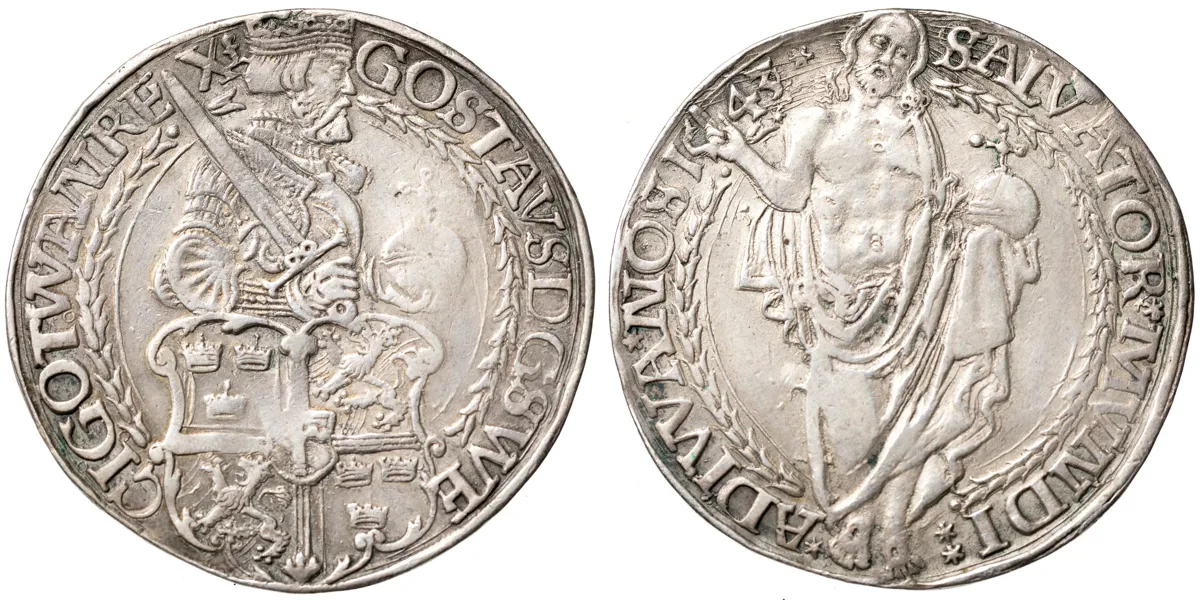 GUSTAV I (1521-1560). Daler 1543