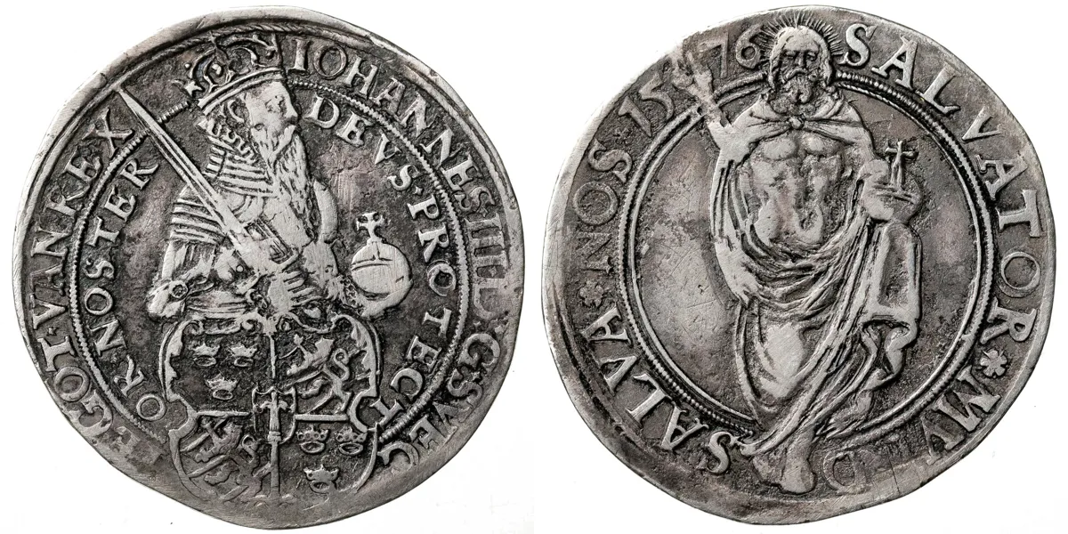 JOHAN III (1568-1592). Daler 1576