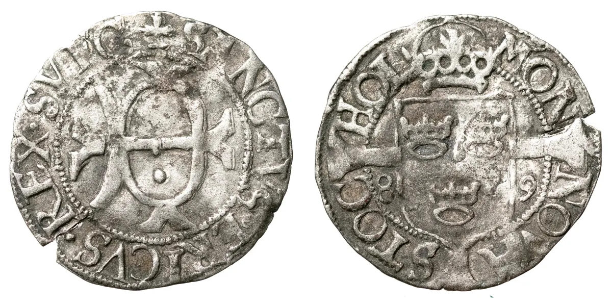 JOHAN III (1568-1592). Örtug 1589