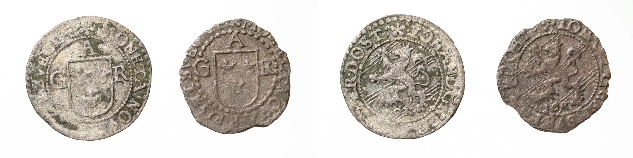 HERTIG JOHAN AV ÖSTERGÖTLAND (1606-1618). Lot of 2