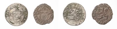 HERTIG JOHAN AV ÖSTERGÖTLAND (1606-1618). Lot of 2