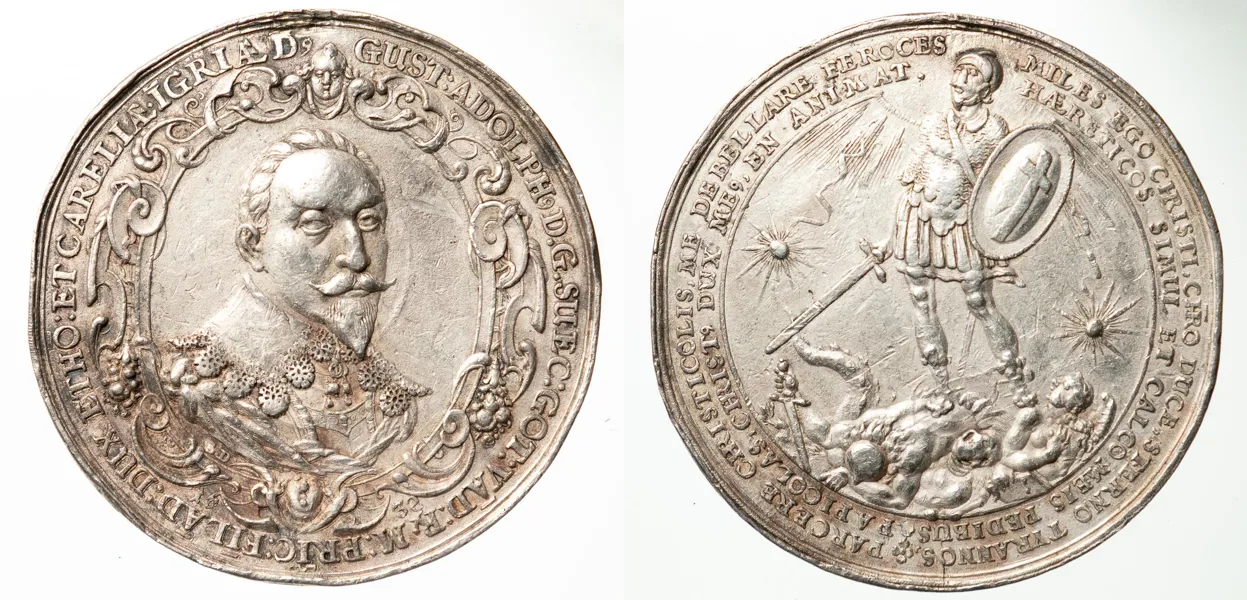 GUSTAV II ADOLF (1611-1632). Medalj
