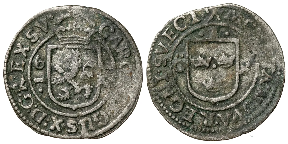 KARL X GUSTAV (1654-1660). Öre 1659