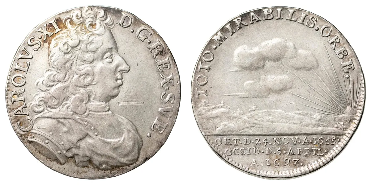KARL XI (1660-1697). Kastmynt