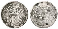 KARL XI (1660-1697). 2 öre 1675