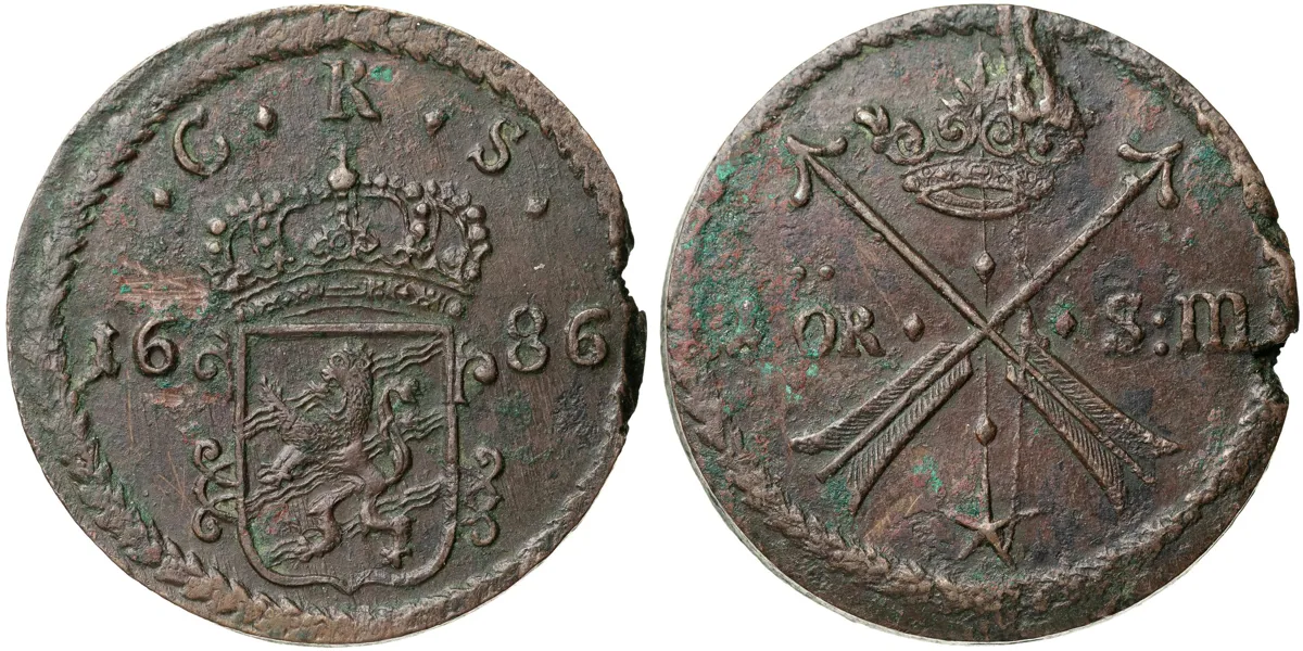 KARL XI (1660-1697). Öre SM 1686