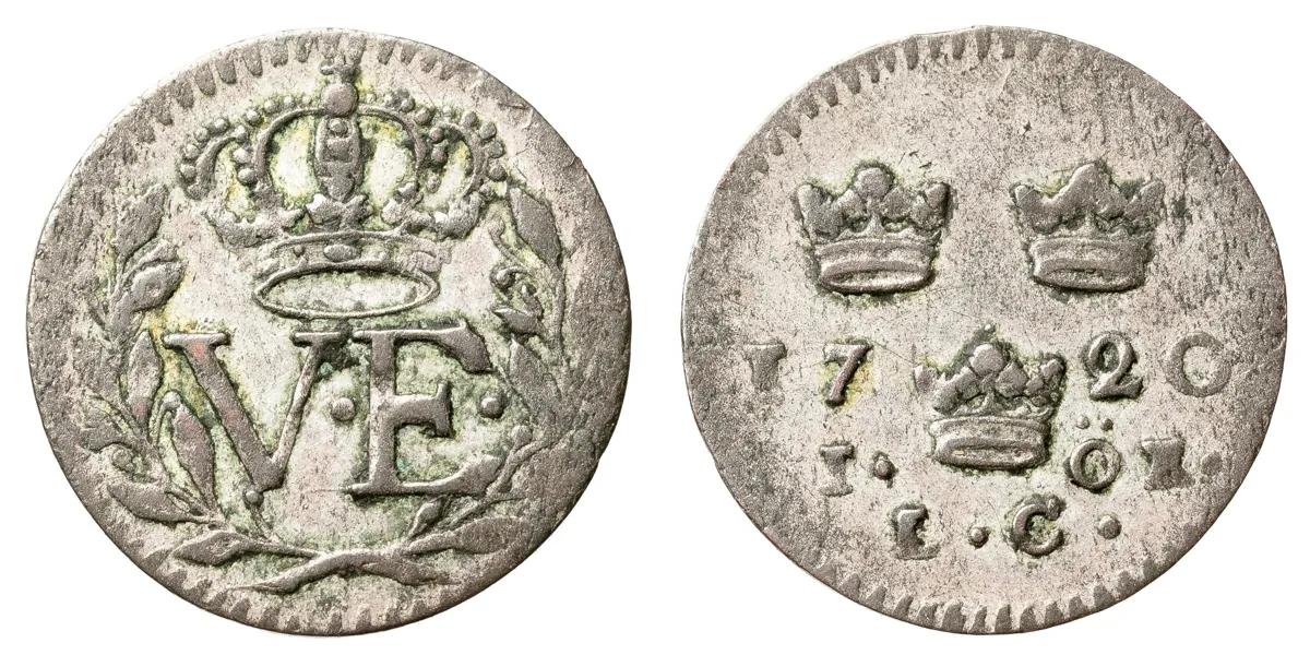 ULRIKA ELEONORA (1718-1720). Öre 1720