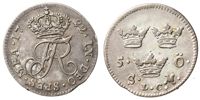 FREDRIK (1720-1751). 5 öre 1722