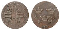 FREDRIK (1720-1751). 5 öre 1741