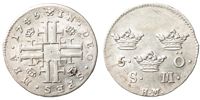 FREDRIK (1720-1751). 5 öre 1745