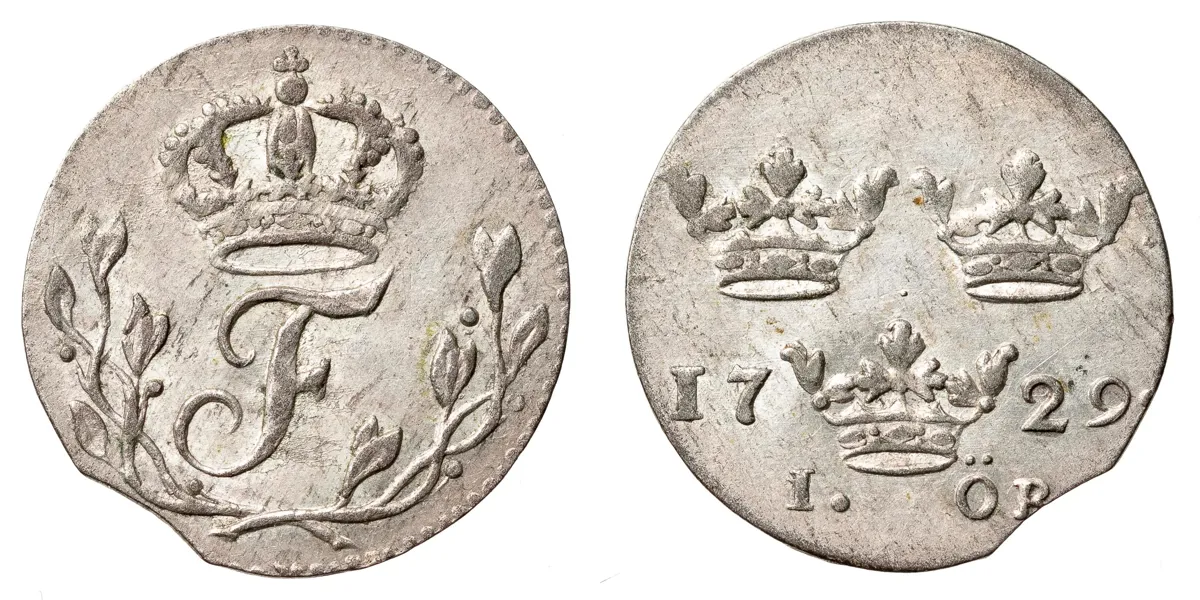 FREDRIK (1720-1751). Öre 1729