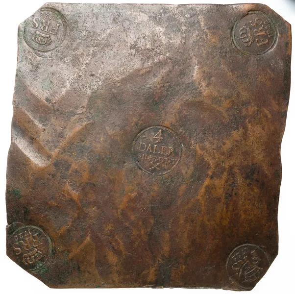 FREDRIK (1720-1751). 4 daler SM 1722