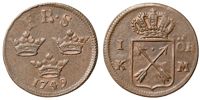 FREDRIK (1720-1751). Öre KM 1749