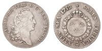 ADOLF FREDRIK (1751-1771). 1/4 riksdaler 1752