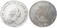 GUSTAV IV ADOLF (1792-1809). Riksdaler 1796