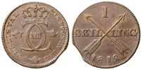 KARL XIII (1809-1818). Skilling 1812