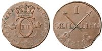 KARL XIII (1809-1818). Skilling 1816