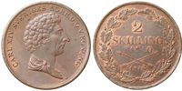 KARL XIV JOHAN (1818-1844). 2 skilling banco 1836