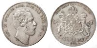 KARL XV (1859-1872). 4 riksdaler riksmynt 1866