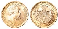 OSKAR II (1872-1907). 20 kronor 1885