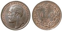OSKAR II (1872-1907). 5 öre 1873