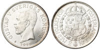 GUSTAV V (1907-1950). 2 kronor 1913