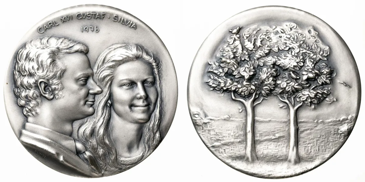 CARL XVI GUSTAF (1973-). Medalj