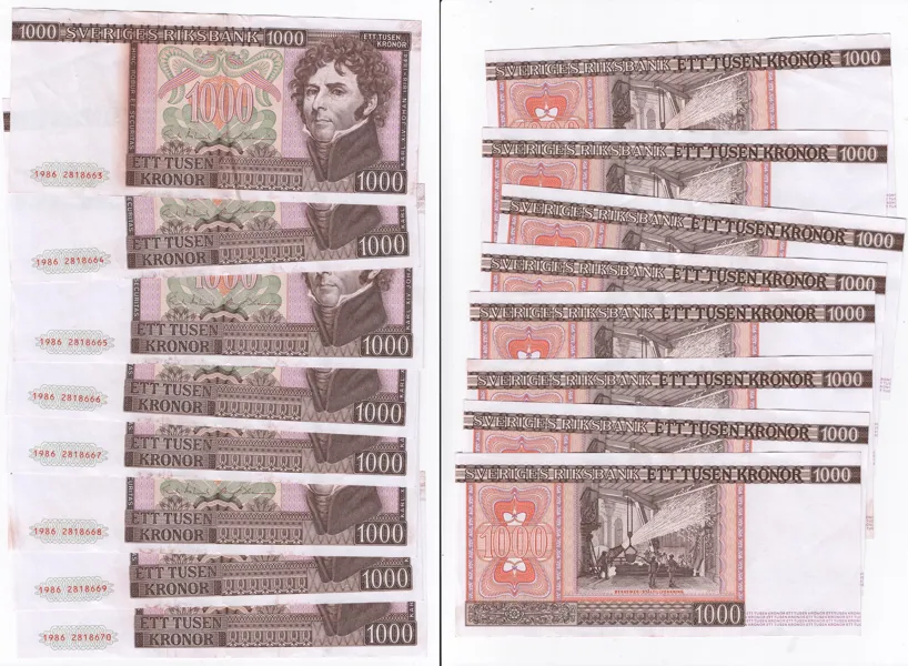 1000 kronor 1986