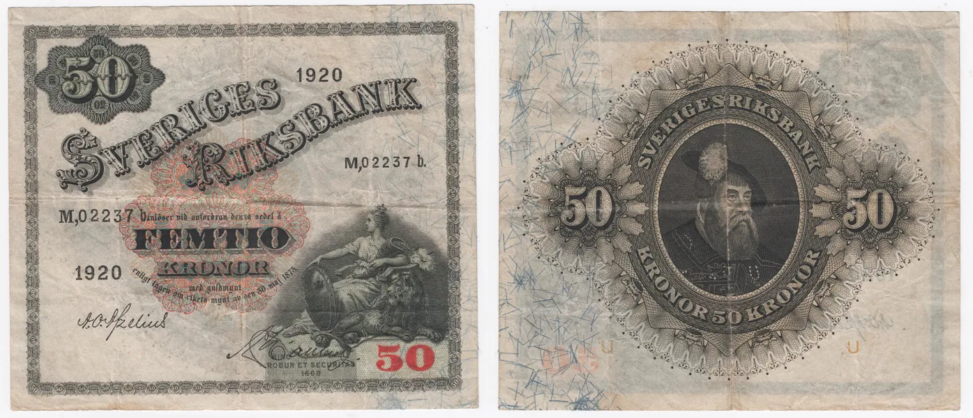 50 kronor 1920