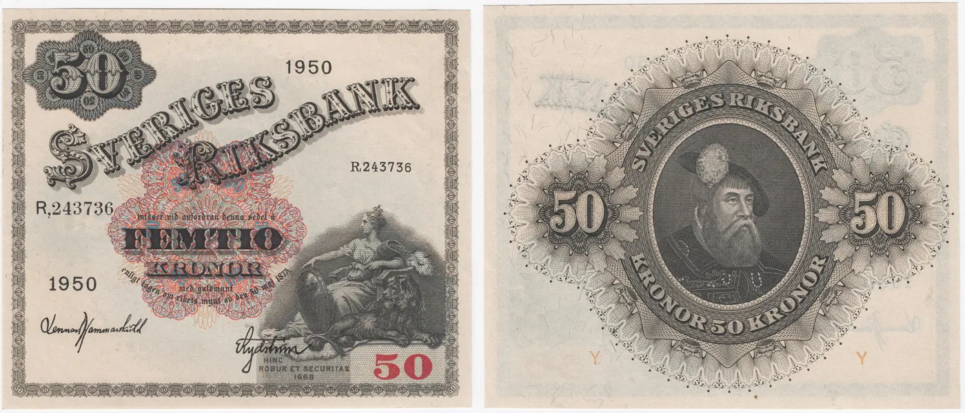 50 kronor 1950