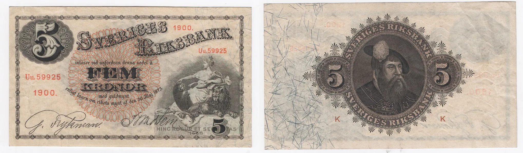 5 kronor 1900