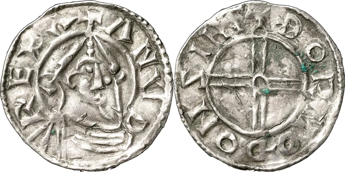 SIGTUNA. Penning. Pointed Helmet/Short Cross-imitation