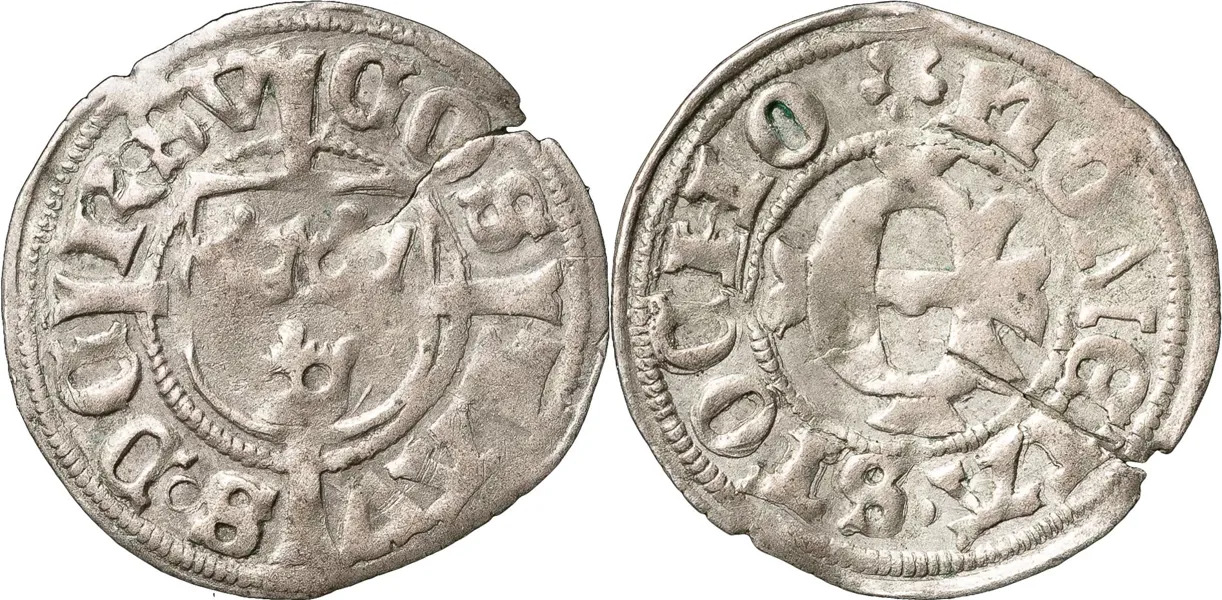 STOCKHOLM. Gammal örtug / 3/4 öre utan årtal (präglad 1533-1543)
