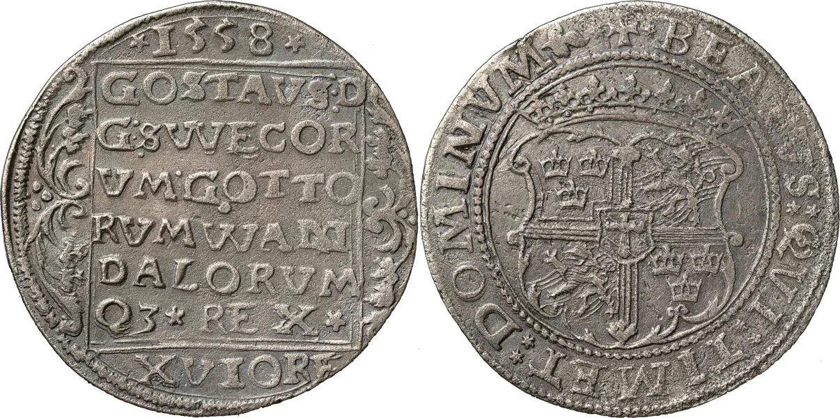 STOCKHOLM. 16 öre / 2 mark 1558