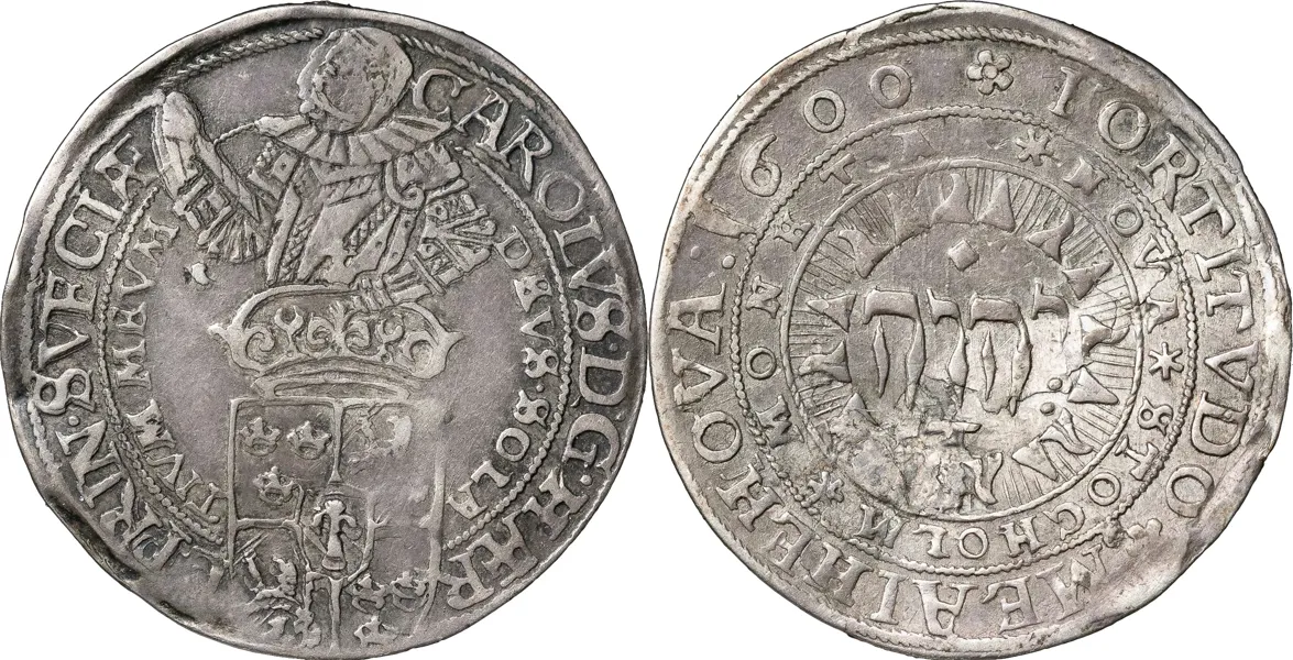 STOCKHOLM. Ort (1/4 daler) 1600