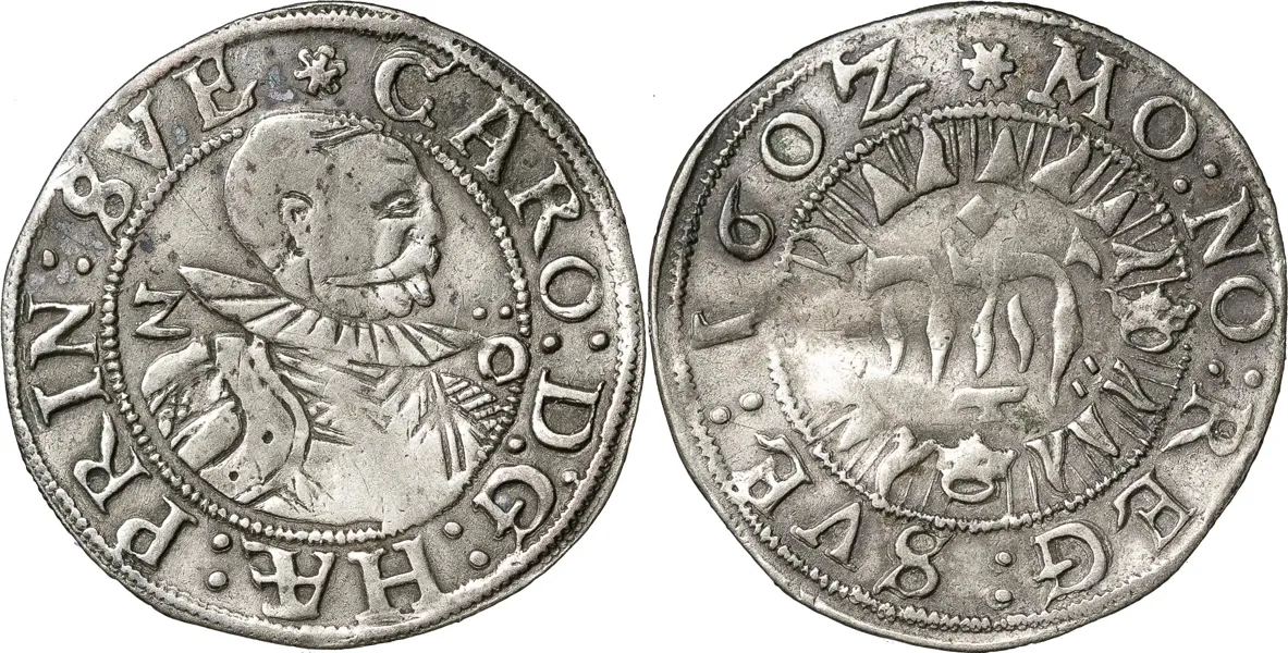 STOCKHOLM. 2 öre 1602