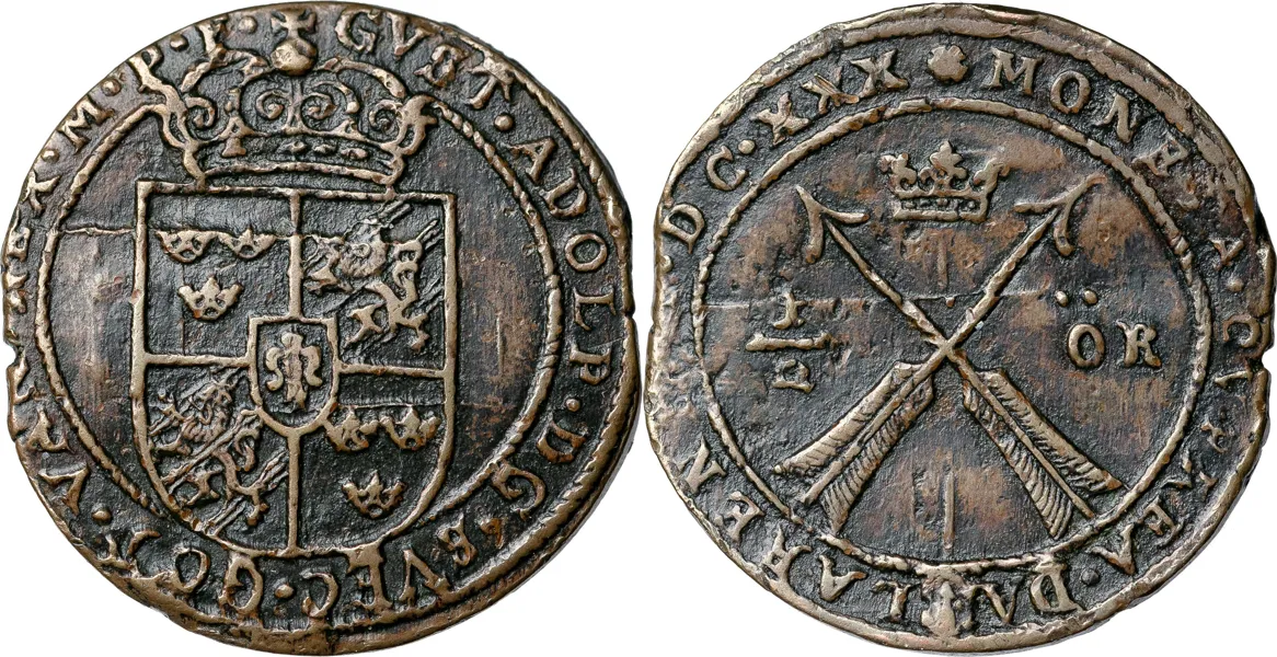 SÄTER. 1/2 öre 1630