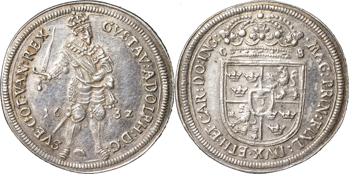 FÜRTH. Silveravslag av dukat 1632