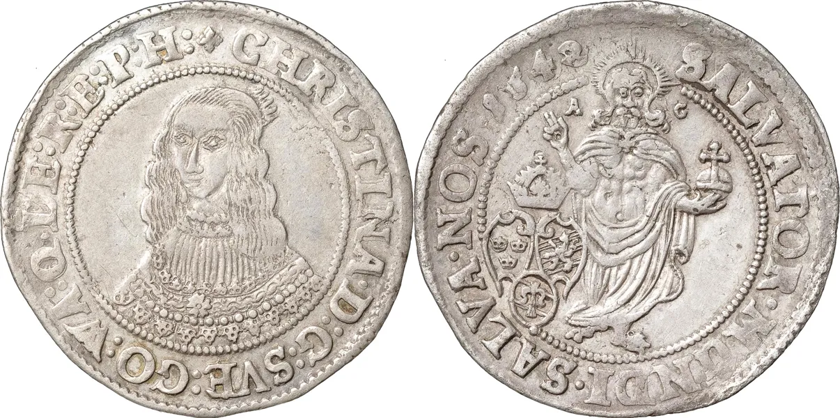 STOCKHOLM. 1/4 riksdaler 1642