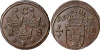 AVESTA. 1/4 öre 1644