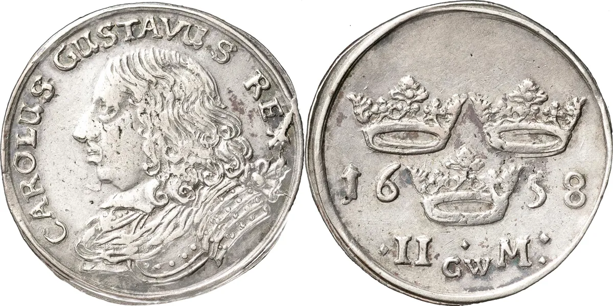 STOCKHOLM. 2 mark 1658