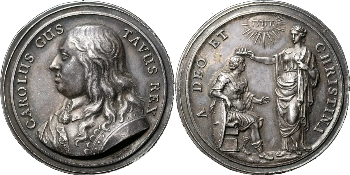 Kröningen i Uppsala domkyrka 1654. Av J
