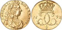 STOCKHOLM. 1/4 dukat 1692