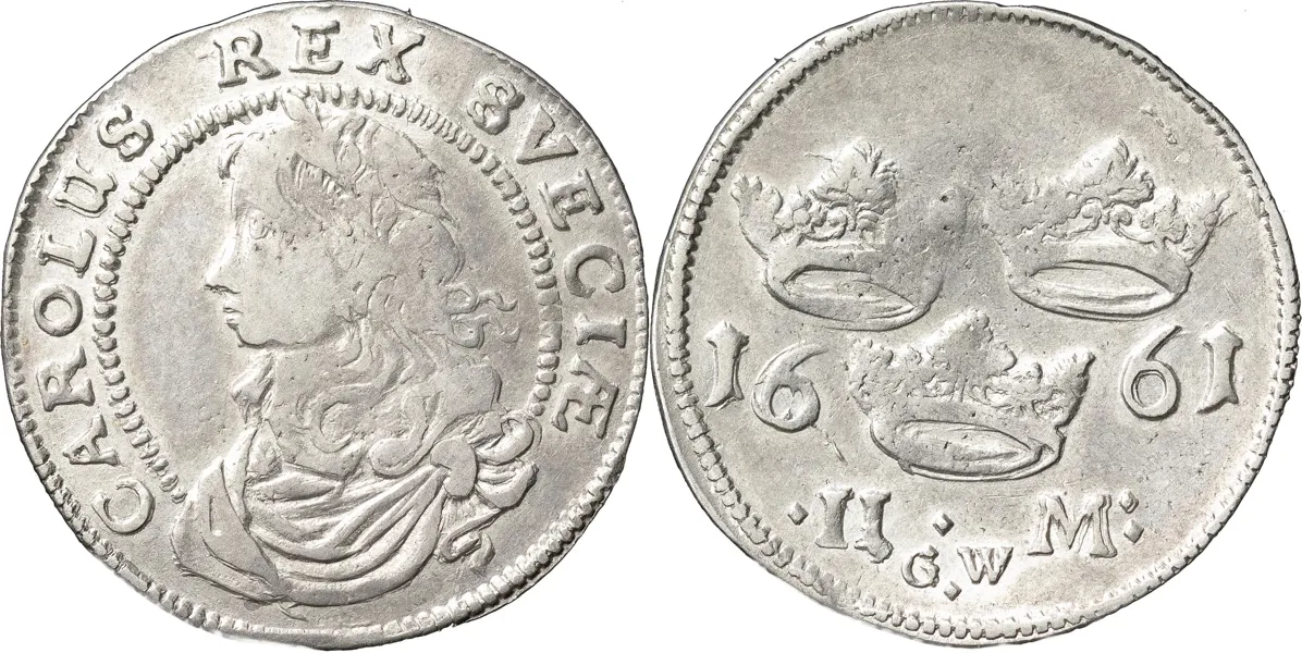 STOCKHOLM. 2 mark 1661