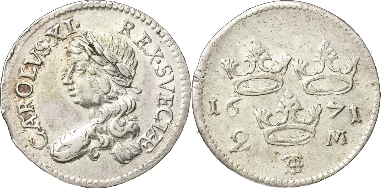 STOCKHOLM. 2 mark 1671