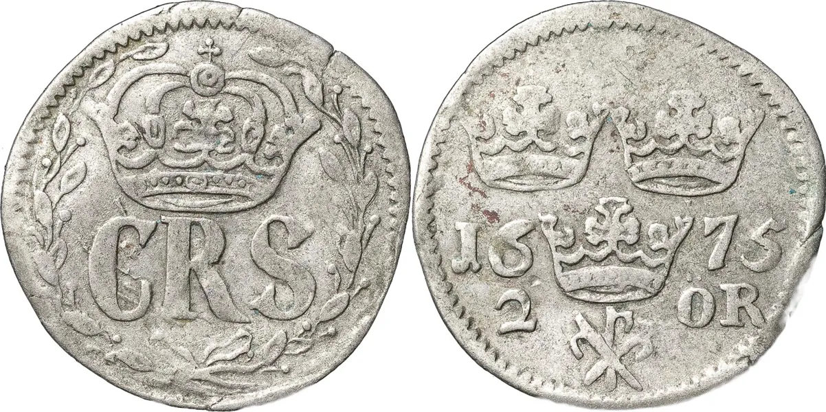 LANDSKRONA. 2 öre 1675