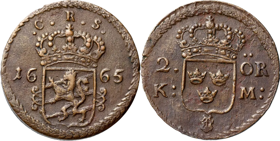 AVESTA. 2 öre KM 1665