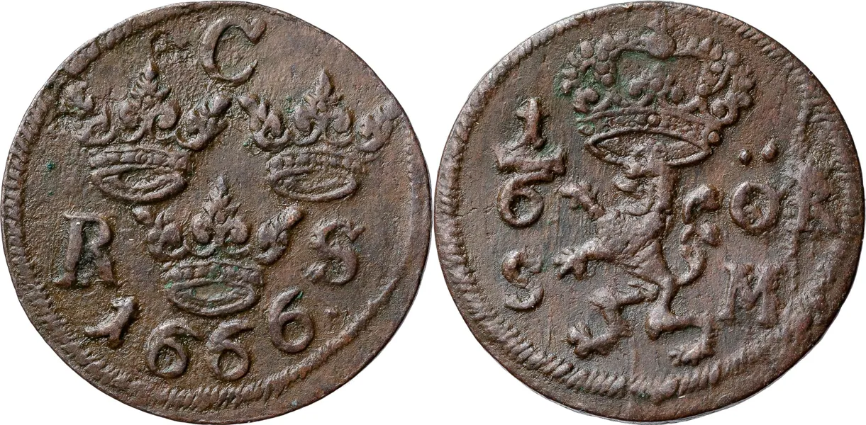 AVESTA. 1/6 öre SM 1666